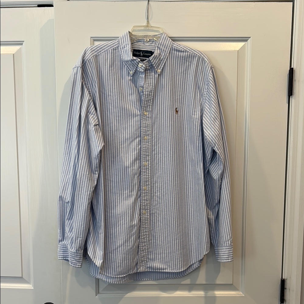 Polo by Ralph Lauren Blue Striped Men's Shirt